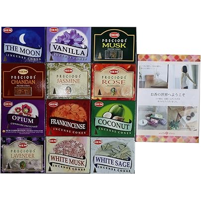 Amazon | HEM お香 コーン 12個セット | HEM | お香